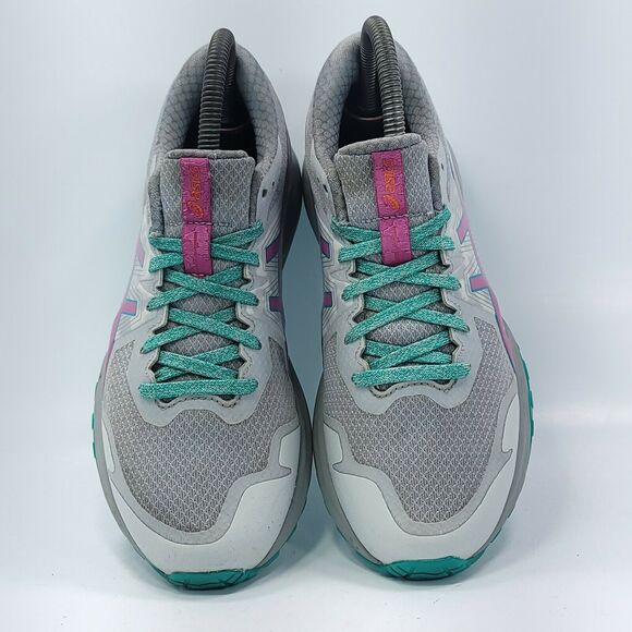 ASICS Gel-Scram 6 Athletic Running Shoe Womens Size 6.5 1012A730 Gray Purple - Picture 2 of 9